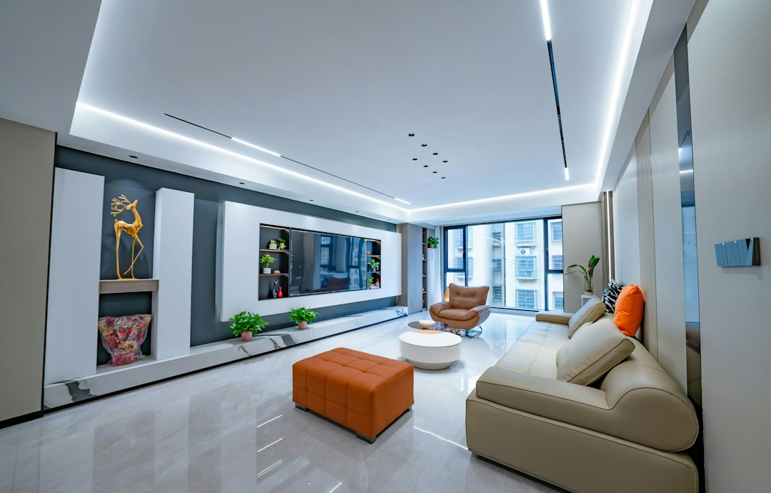 Stepped Perimeter with Cove Lighting